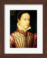 Miniature of Mary Queen of Scots, c.1560 Fine Art Print