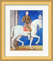 Equestrian Portrait Presumed to be Dauphin Henri II Fine Art Print