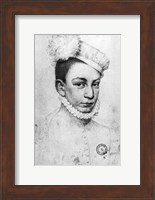 Portrait of King Charles IX of France, 1561 Fine Art Print
