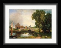 Dedham Lock and Mill, 1820 Fine Art Print