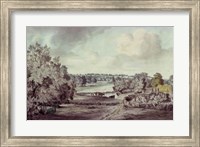 The Valley of the Stour, with Langham church in the distance Fine Art Print