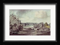 The Valley of the Stour, with Langham church in the distance Fine Art Print