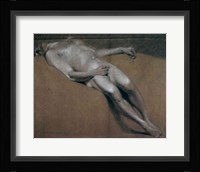 Study of a recumbent male nude Fine Art Print