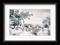 The Entrance to the Village of Edensor, 1801 Fine Art Print