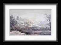 A View in Derbyshire Fine Art Print