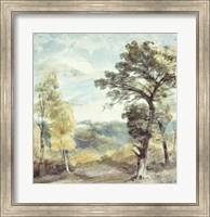 Landscape with Trees and a Distant Mansion Fine Art Print