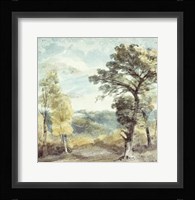 Landscape with Trees and a Distant Mansion Fine Art Print