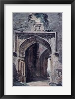 East Bergholt Church: South Archway of the Ruined Tower, 1806 Fine Art Print