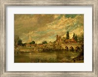 The Bridge of Harnham and Salisbury Cathedral Fine Art Print