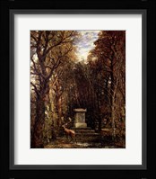 The Cenotaph to Reynold's Memory, Coleorton, c.1833 Fine Art Print