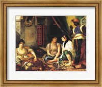 The Women of Algiers in their Apartment, 1834 Fine Art Print