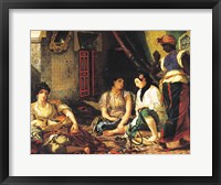 The Women of Algiers in their Apartment, 1834 Fine Art Print