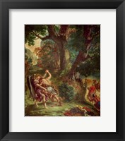 Fight between Jacob and the Angel Fine Art Print