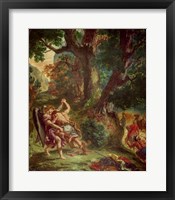 Fight between Jacob and the Angel Fine Art Print