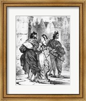 Faust meeting Marguerite, from Goethe's Faust Fine Art Print