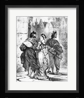 Faust meeting Marguerite, from Goethe's Faust Fine Art Print