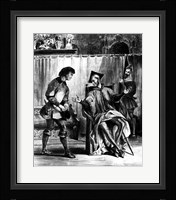 Mephistopheles and the Pupil, from Goethe's Faust Fine Art Print