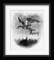 Mephistopheles' Prologue in the Sky, from Goethe's Faust, 1828 Fine Art Print