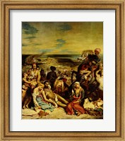 Scenes from the Massacre of Chios, 1822 Fine Art Print