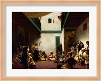A Jewish wedding in Morocco, 1841 Fine Art Print