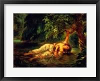 The Death of Ophelia, 1844 Fine Art Print