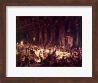 The Assassination of the Bishop of Liege, 1829 Fine Art Print