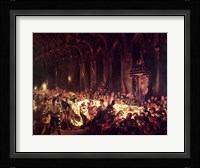 The Assassination of the Bishop of Liege, 1829 Fine Art Print