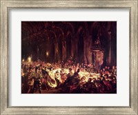 The Assassination of the Bishop of Liege, 1829 Fine Art Print