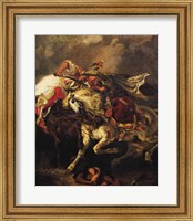 The Battle of Giaour and Hassan, after Byron's poem, 'Le Giaour', 1835 Fine Art Print