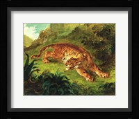Tiger and Snake, 1858 Fine Art Print