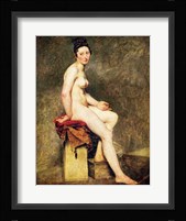 Seated Nude, Mademoiselle Rose Fine Art Print