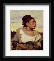 Young Orphan in the Cemetery, 1824 Fine Art Print