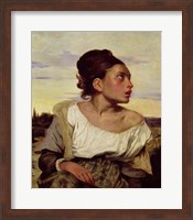 Young Orphan in the Cemetery, 1824 Fine Art Print