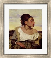 Young Orphan in the Cemetery, 1824 Fine Art Print
