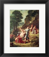 Orpheus and Eurydice, Spring from a series of the Four Seasons, 1862 Fine Art Print