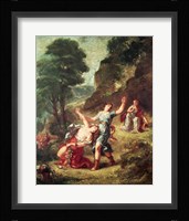 Orpheus and Eurydice, Spring from a series of the Four Seasons, 1862 Fine Art Print