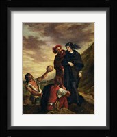 Hamlet and Horatio in the Cemetery, from Scene 1, Act V of 'Hamlet' Fine Art Print