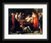 Study for The Death of Marcus Aurelius Fine Art Print