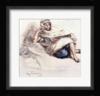 Seated Arab Fine Art Print
