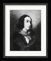 Portrait of George Sand, 1838 Fine Art Print