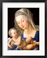 Virgin and child holding a half-eaten pear, 1512 Fine Art Print