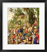 Martyrdom of the Ten Thousand, 1508 Fine Art Print