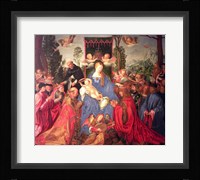 Garland of Roses Altarpiece, 1600 Fine Art Print