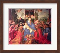 Garland of Roses Altarpiece, 1600 Fine Art Print