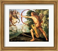 Hercules and the Stymphalian birds, 1600 Fine Art Print