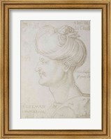Head of Suleyman the Magnificent Fine Art Print