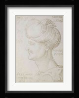 Head of Suleyman the Magnificent Fine Art Print
