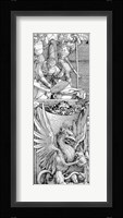 The Triumphal Arch of Emperor Maximilian I: detail of pillar Fine Art Print