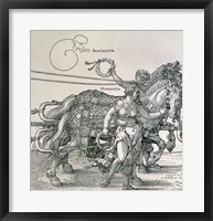 Triumphal Chariot of Emperor Maximilian I of Germany: detail Fine Art Print