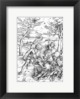 Hercules Killing the Molionides Fine Art Print